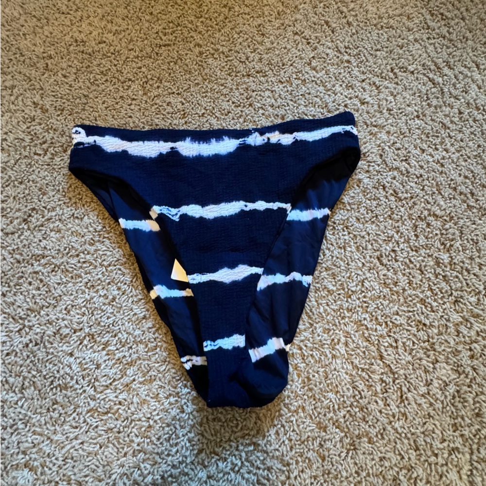 BECCA NWT High Rise Tie Dye Swim Bottom